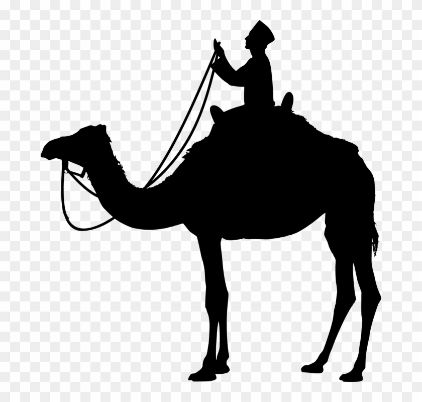 Africa African Animal Arab Bedouin Camel Caravan - Camel Stickers Clipart #3659860