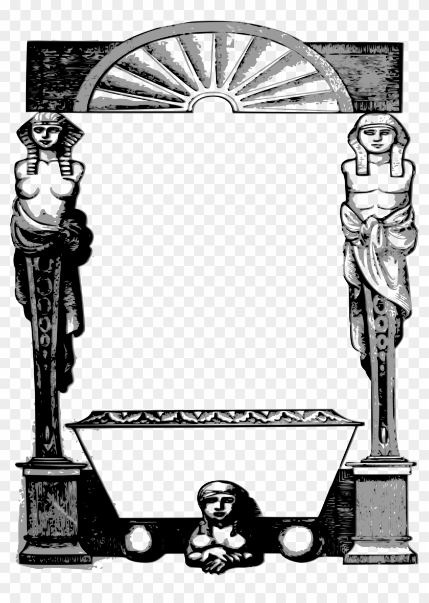 This Free Icons Png Design Of Faux Egyptian Frame - Ancient Egyptian Frame Png Clipart #3659960