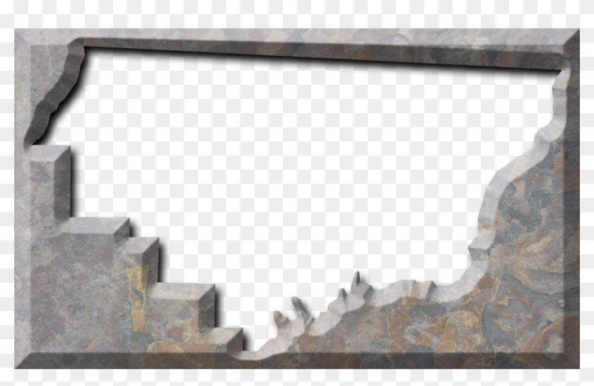 A Map Of Gadsden With The Map Area Carved Out Of A - Picture Frame Clipart #3660727