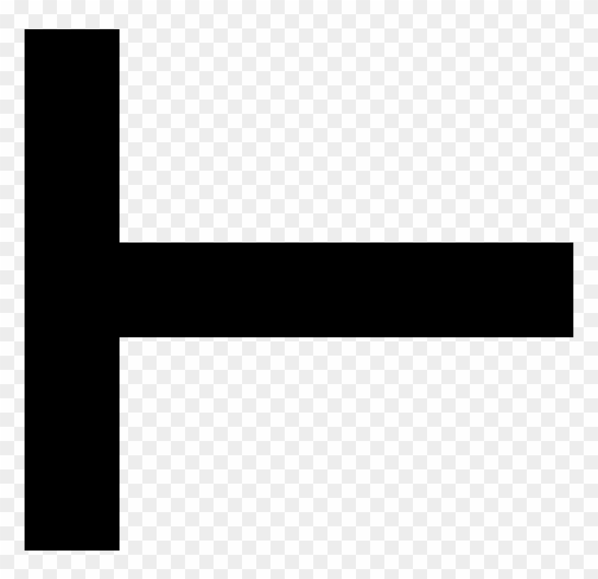 Ogham Symbol For Birch - Cross Clipart