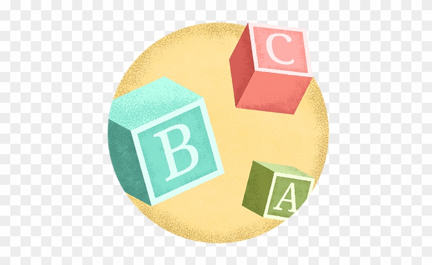 Alphabet Cubes - Alphabet Clipart #3661047