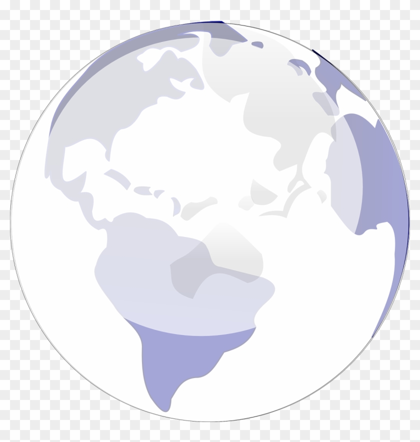 Globe World Drawing - Mapa Da Terra Desenho Clipart #3661097