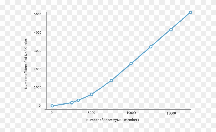 Simulated Growth Of The Number Of Dna Circles For A - Plot Clipart #3661157