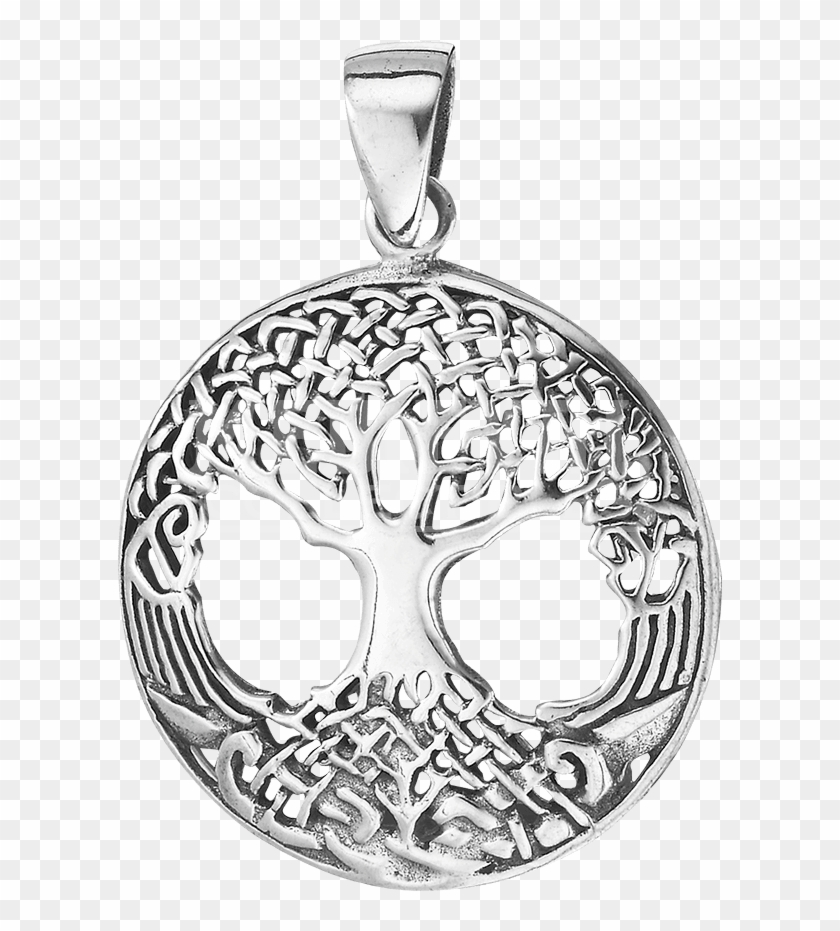 Sterling Silver Celtic Tree Of Life Pendant - Pendant Clipart #3661329