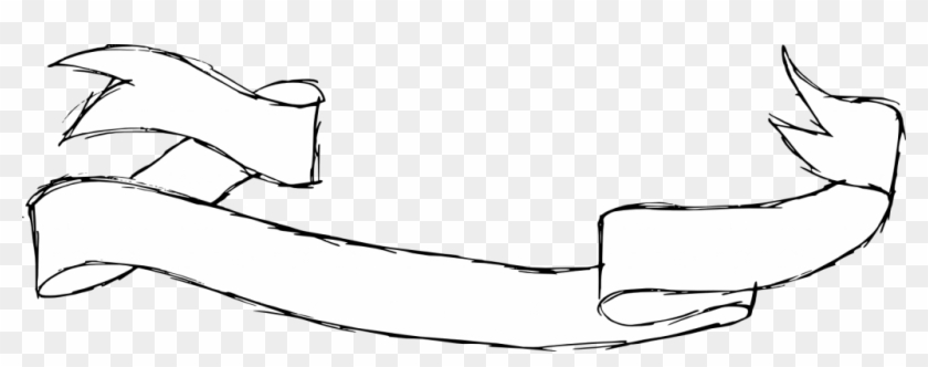 9 Hand Drawn Banner Ribbon - Illustration Clipart #3661380