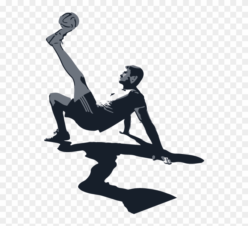 Freestyle Football Silhouette Clipart #3661762