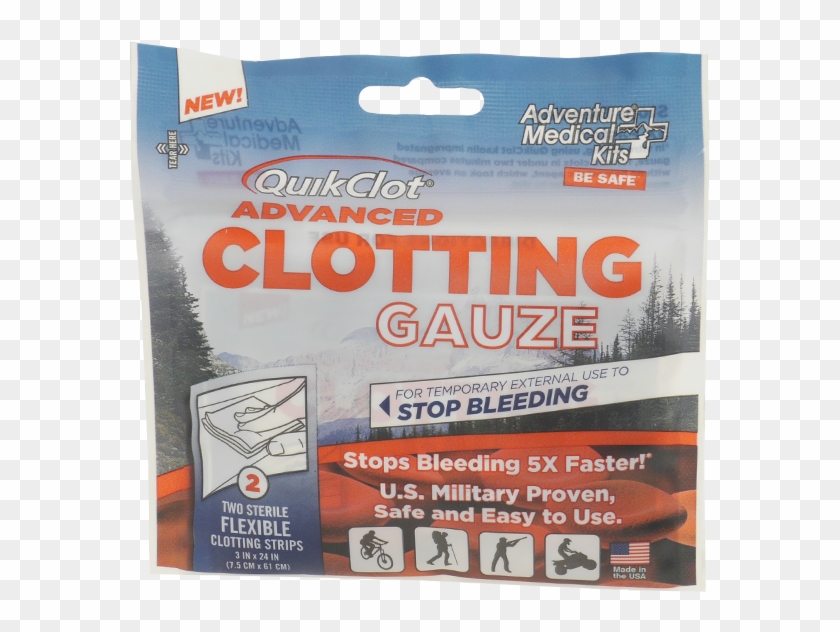 Adventure Medical Quikclot 3"x24" Gauze - Paper Clipart