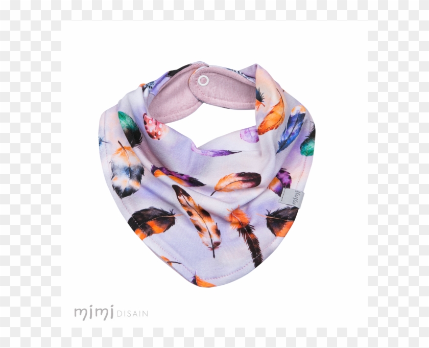 Mimi Bib Purple Feather - Scarf Clipart #3662075