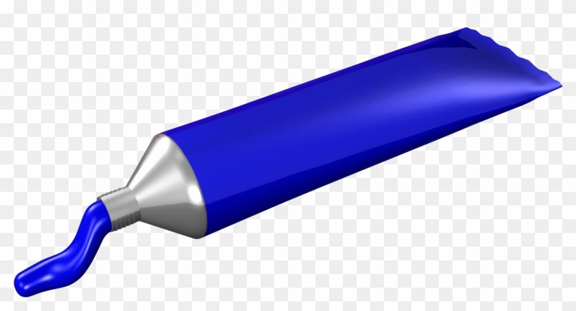 This Free Icons Png Design Of Paint Tube - Blue Color Paint Tube Clipart #3662110