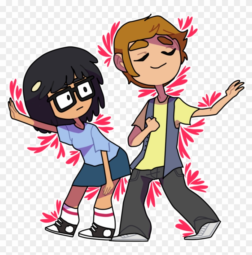 Corazones, Dibujos, Tina Rolo, Rick Y Morty, Dibujos - Tina And Jimmy Jr Fan Art Clipart