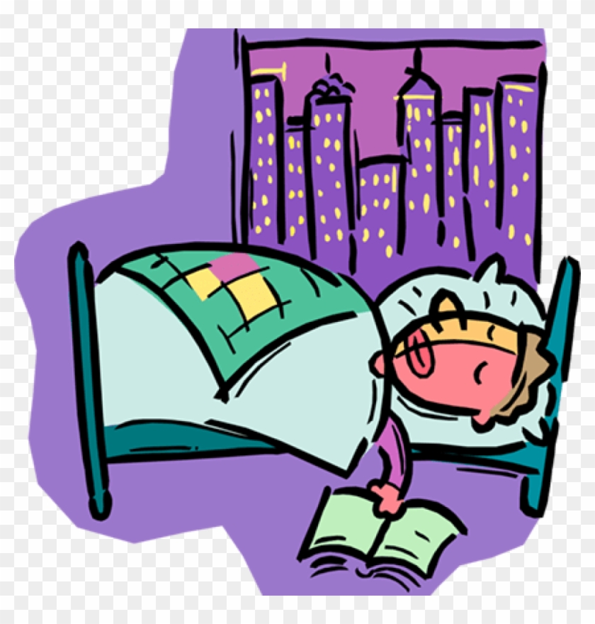 Person Sleeping Clipart Person Sleeping In Bed Royalty - Person Sleeping In Bed - Png Download #3662202