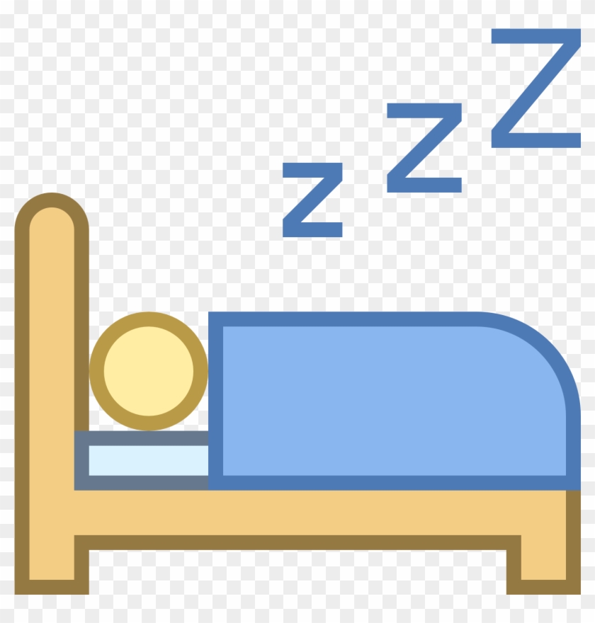 Sleeping Icon Pencil And - Bed Icon Clipart #3662233