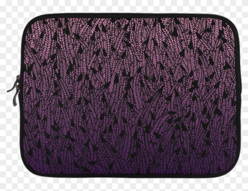 Pink Purple Ombre Feather Pattern Black Microsoft Surface Clipart