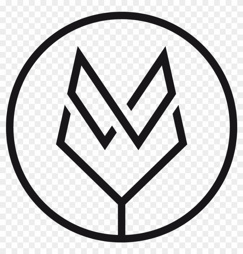 Willow And Wolf Photography - Wolf Minimal Logo Clipart