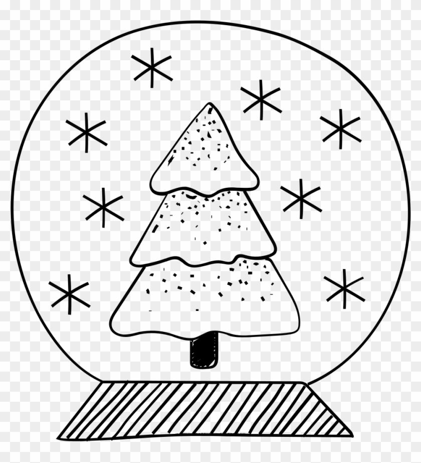 Snow Globe Coloring Page Ultra Pages Inside - Coloriage Oliver Et Compagnie Clipart #3662454