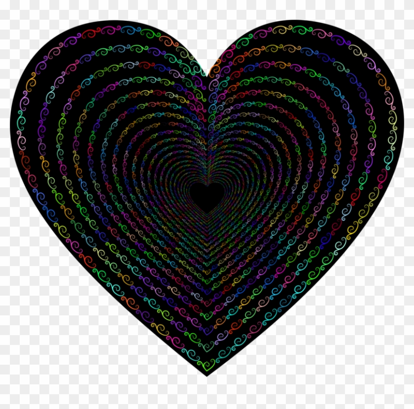 Heart Computer Icons Fractal Art Feather - Portable Network Graphics Clipart