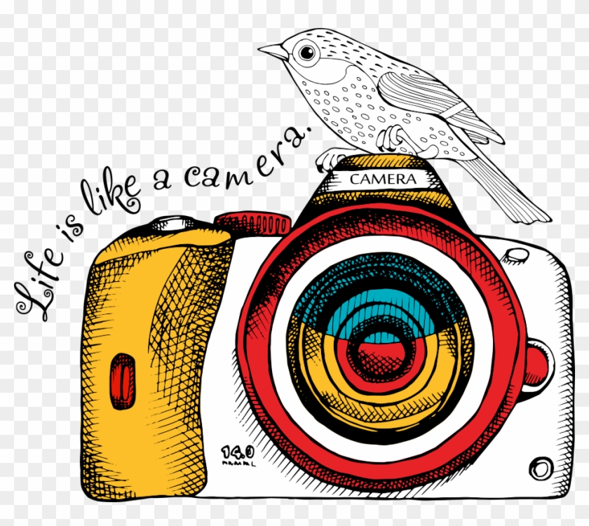 Png Camera Lens Image Download - Camera Painted Clipart