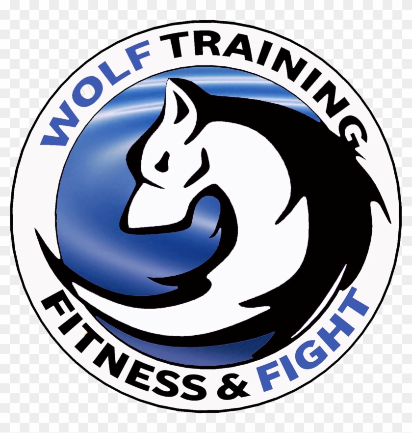 Logo Wolf Training - Emblem Clipart