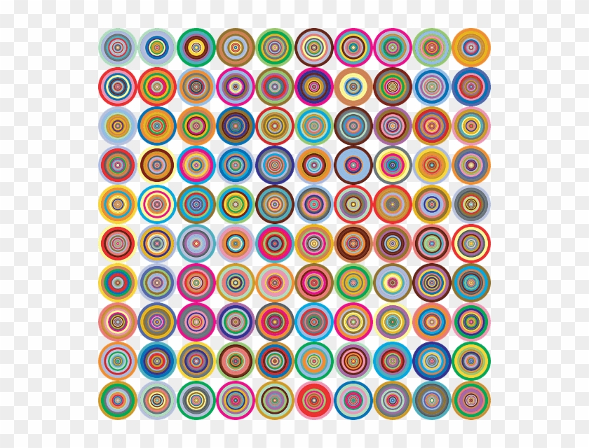 Lsd Circles Abstract Background Vector - Business Icons Black And White Clipart #3663447