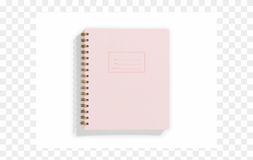 Pink Lemonade Notebook - Spiral Clipart #3663680