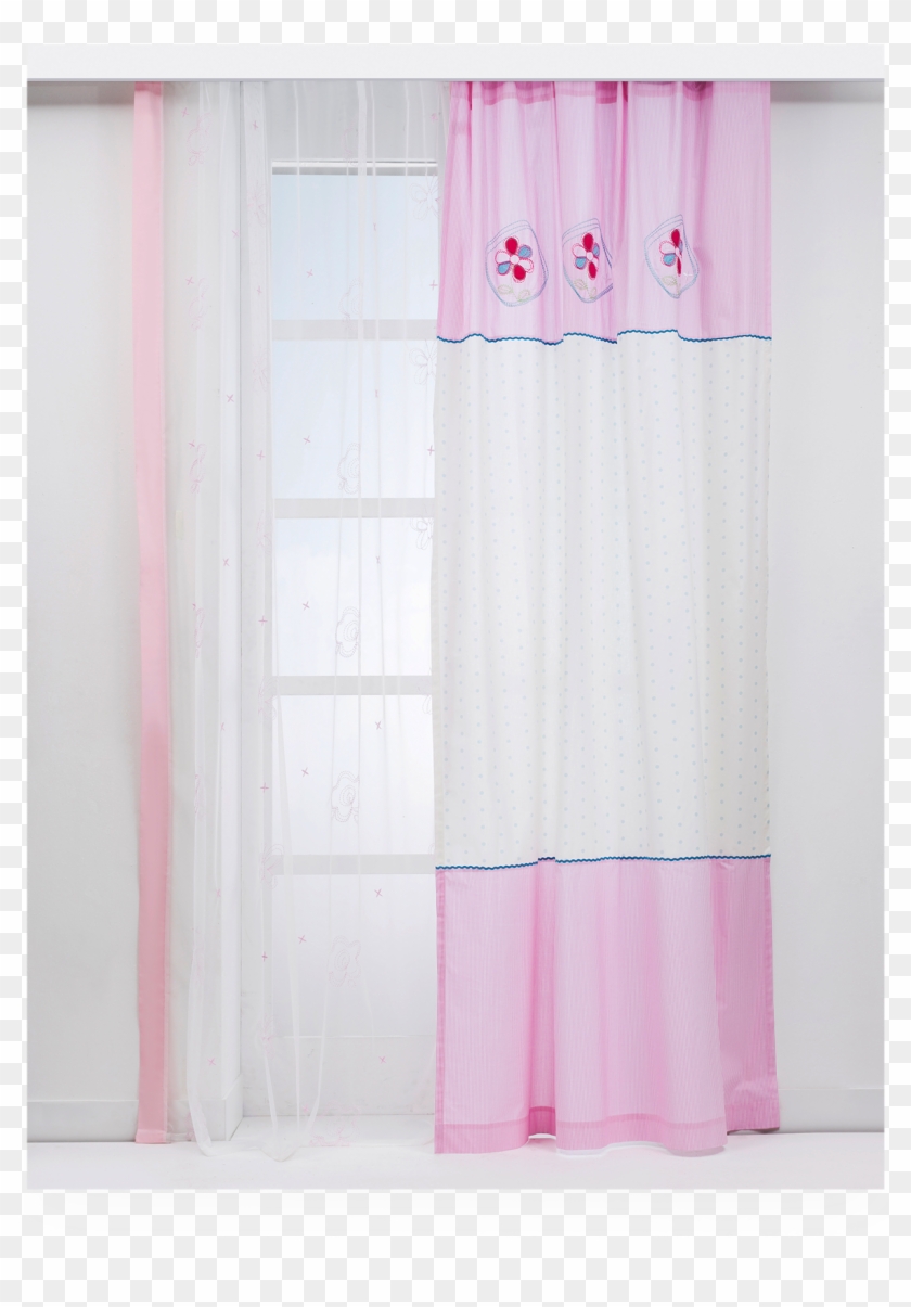 Flora Curtain - Window Clipart #3664111