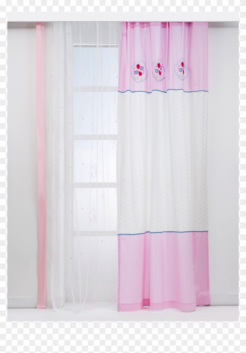 Flora Curtain - Window Clipart