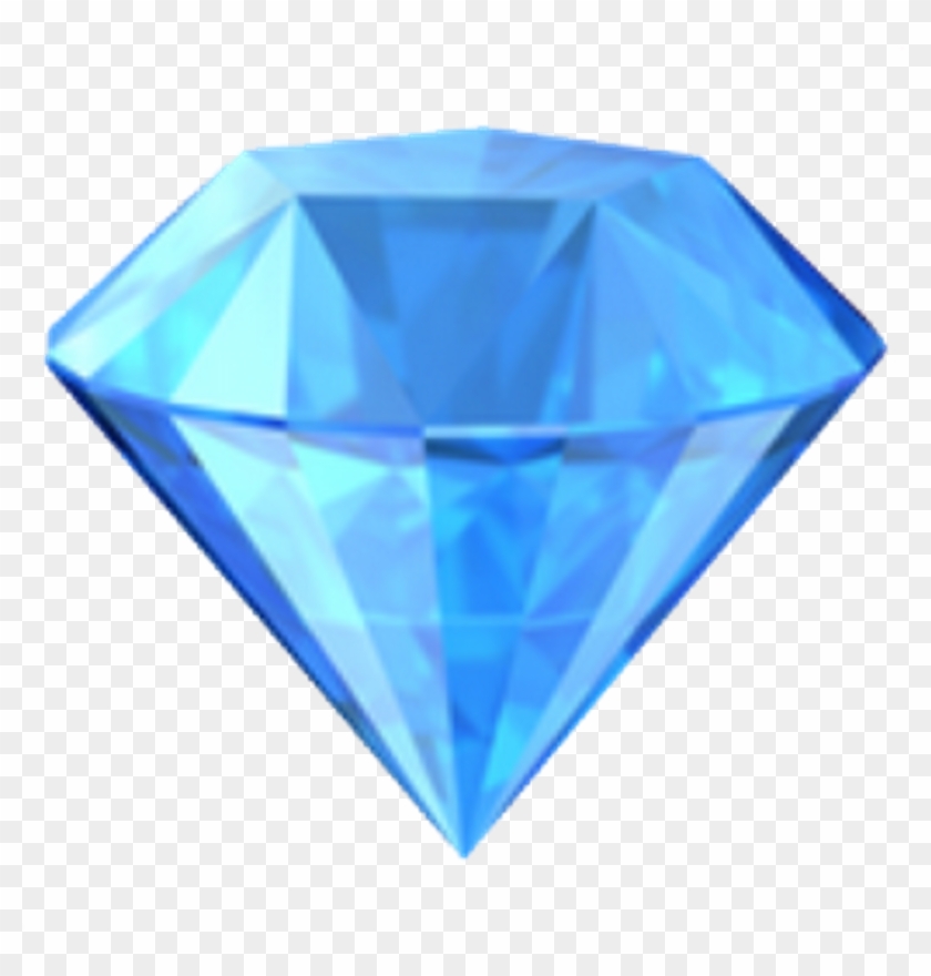 Brilliant Blue Sticker - Diamond Emoji Transparent Background Clipart #3664222