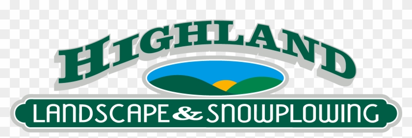 Highland Landscaping & Snowplowing - Graphic Design Clipart #3664308