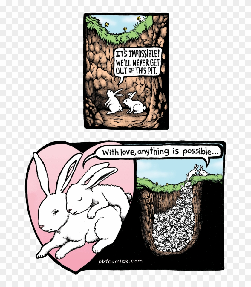 Bunny Pit - « - Hilarious Comics With Dark Endings Clipart #3664394
