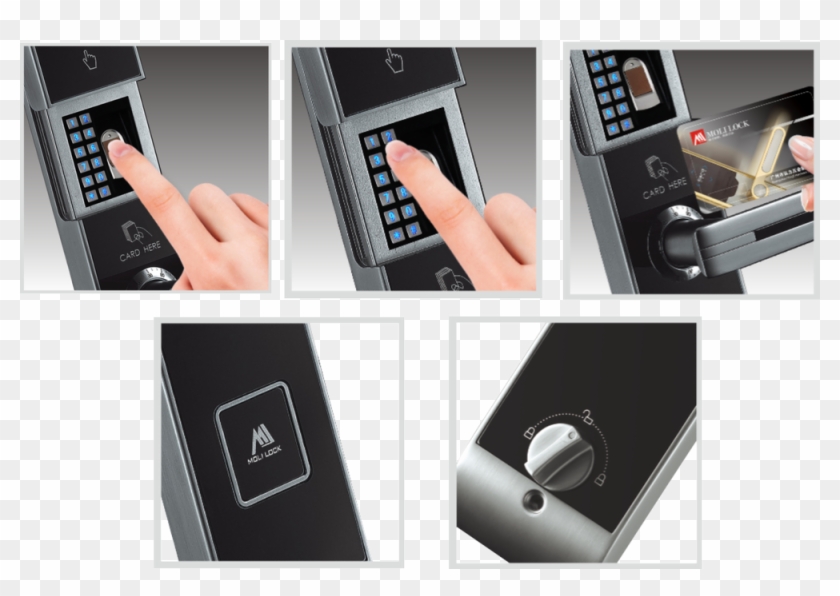 Huella Digital Cerradura, Cerradura Biométrica De Huellas - Iphone Clipart #3664427