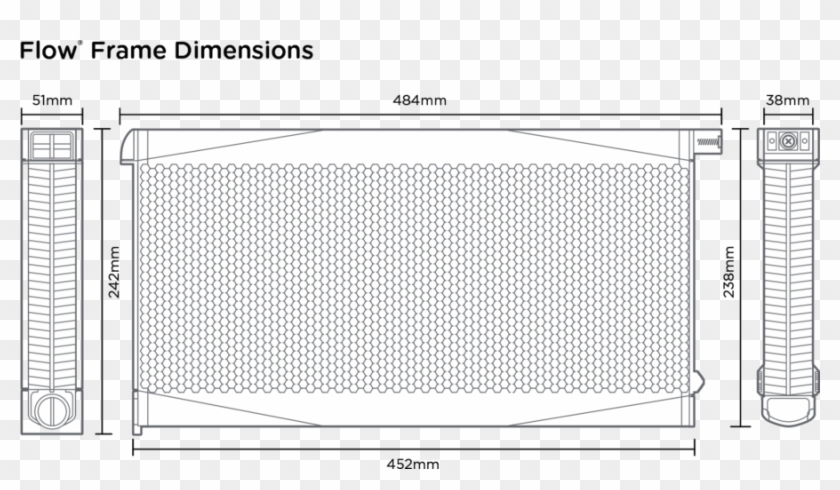 What Are The Dimensions Of The Flow Frames - Display Device Clipart #3664480