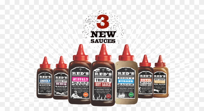 Sauces - Reds True Barbecue Sauces Clipart #3664584