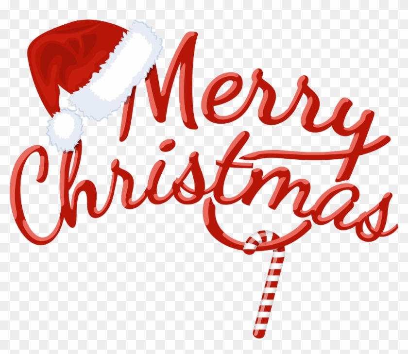 #merrychristmas #christmas #word #wish #red #hat #candycane - 聖誕 快樂 Png Clipart #3665221
