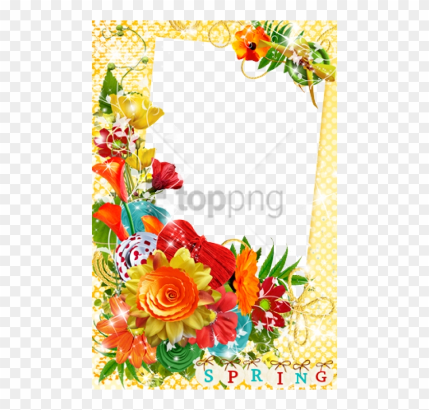 Free Png Spring Border Png Png Image With Transparent - Marcos Para Fotos Primavera Clipart