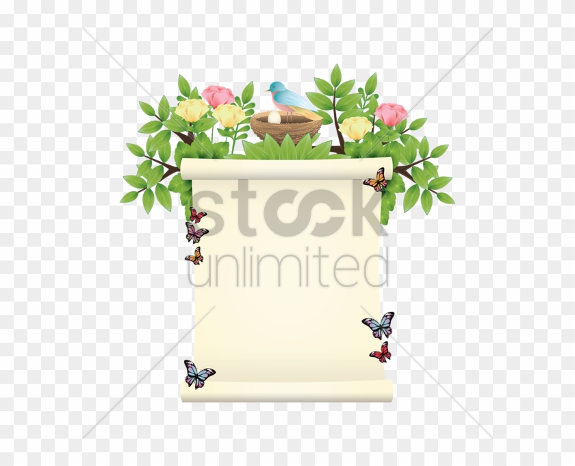 Spring Season Border Clipart Floral Design - Spring Borders Clipart Png Transparent