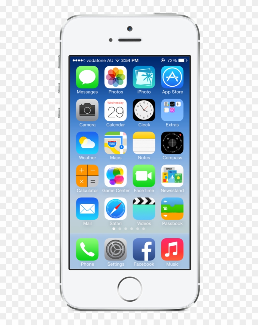 Iphone Home Screen Png - Iphone 5c Price In Kuwait Clipart #3665945