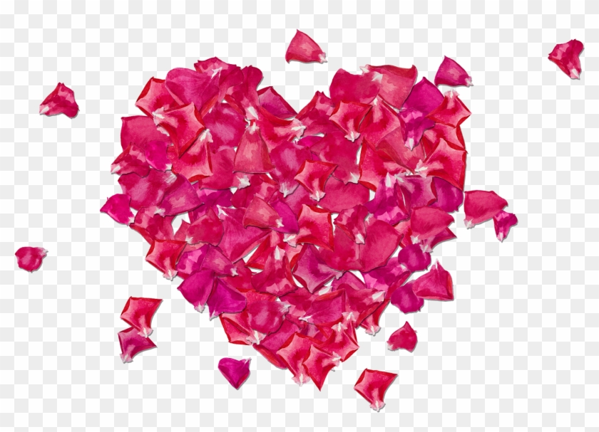 Todos Los Artículos Son De Jardín Rosas-fondos Y Corazones - Heart Clipart