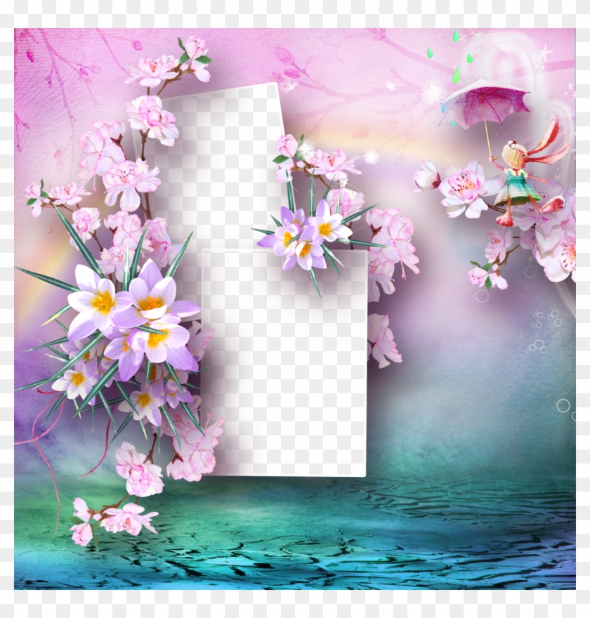 B *✿*welcome Back Early Bird Borders And Frames, Floral - Čestitam Na Prijateljstvu Clipart