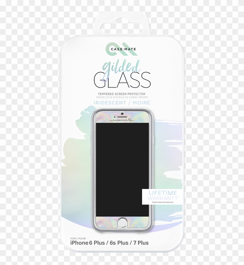 Iridescent Gilded Glass Iphone 7 Plus Screen Protector - Iphone Clipart