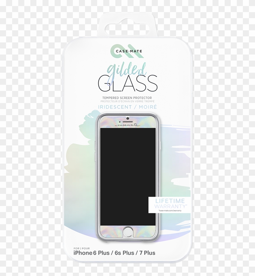 Iridescent Gilded Glass Iphone 7 Plus Screen Protector - Iphone Clipart #3666815