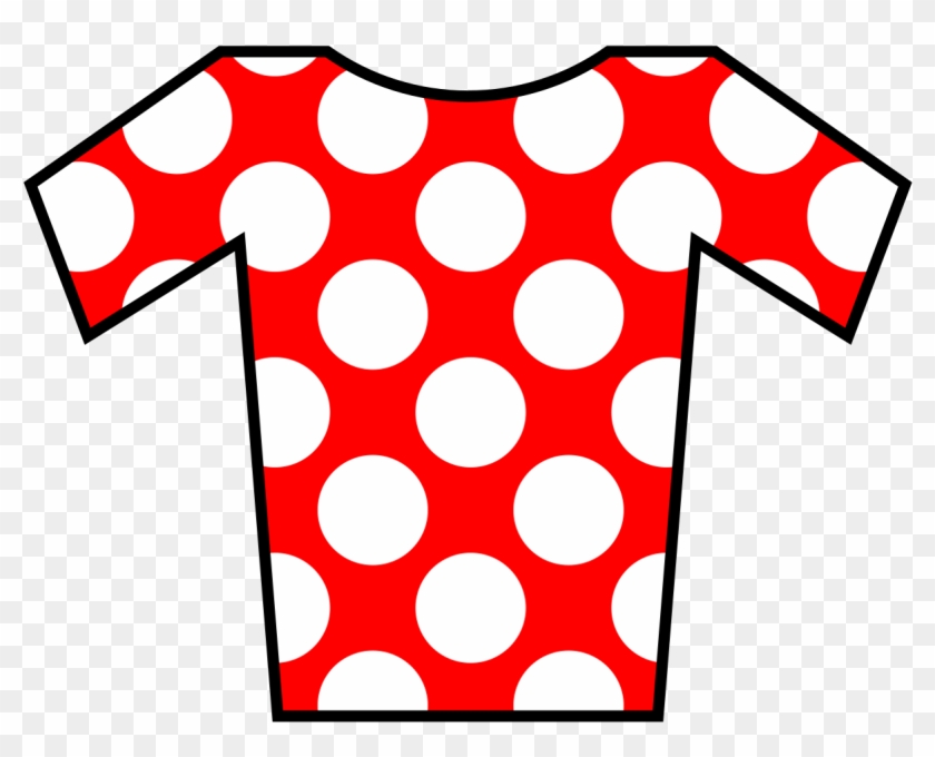 Jersey White Dots On Red Clipart