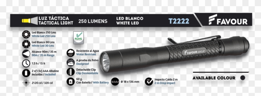 Linterna Favour Light - Flashlight Clipart #3667080