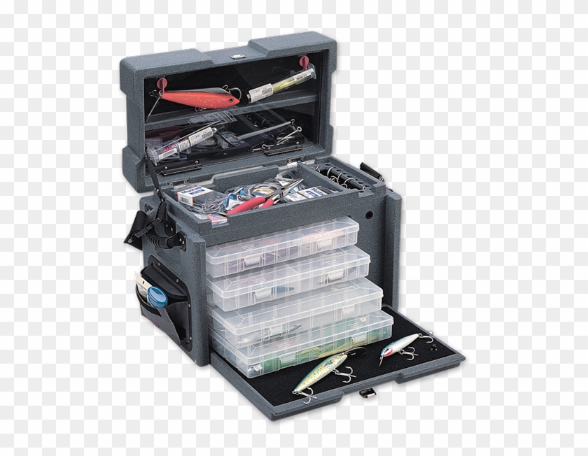 Fishing - Tackle Boxes Clipart #3667385