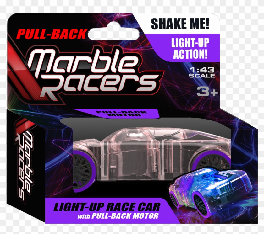 Pull-back Marble Racer - Pullback Marble Racers 2 Pack Clipart #3667386