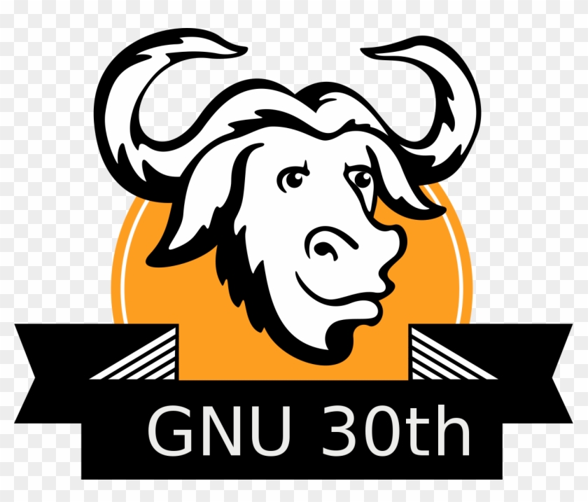 Gnu 30 Banner Without Background - Manifiesto Gnu Clipart #3667625
