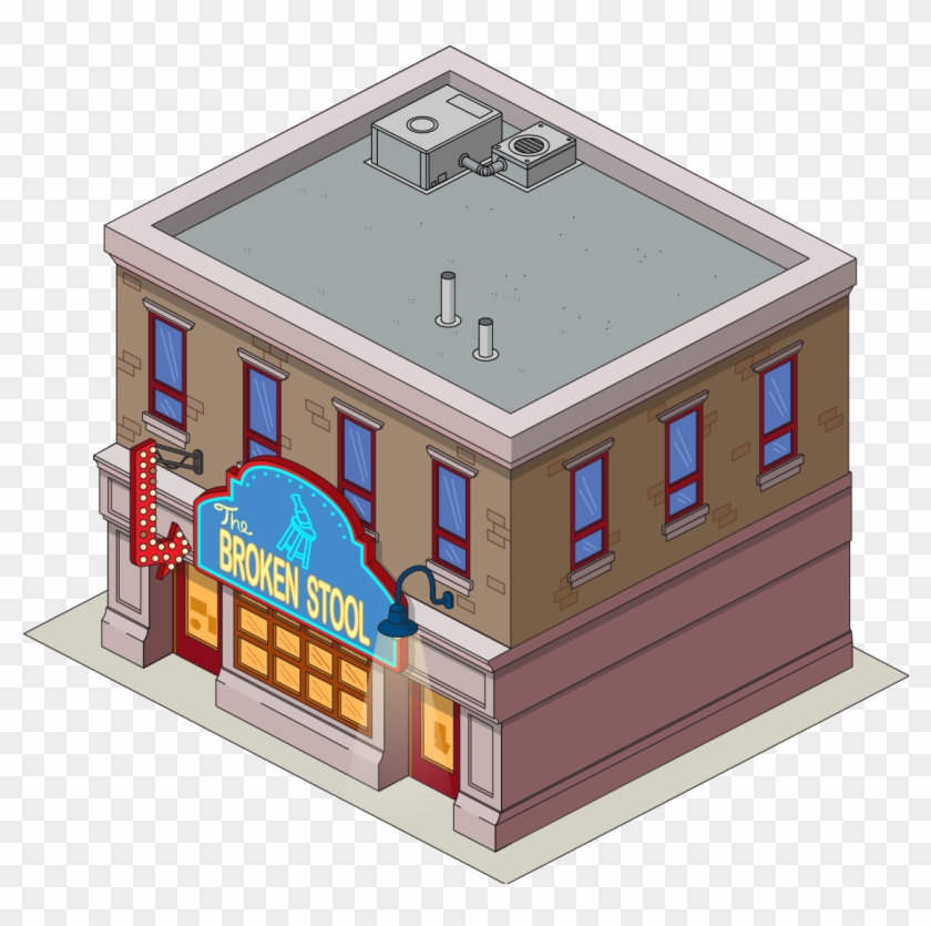 Fg Building Thebrokenbarstool - House Clipart