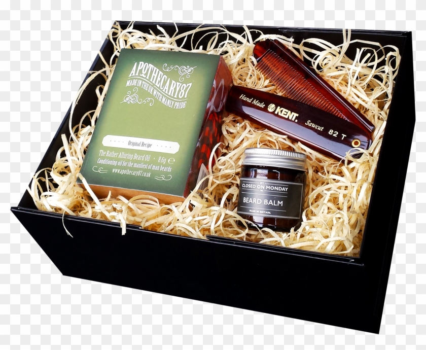 Love Beard Gift Box - Gift Basket Clipart #3668146