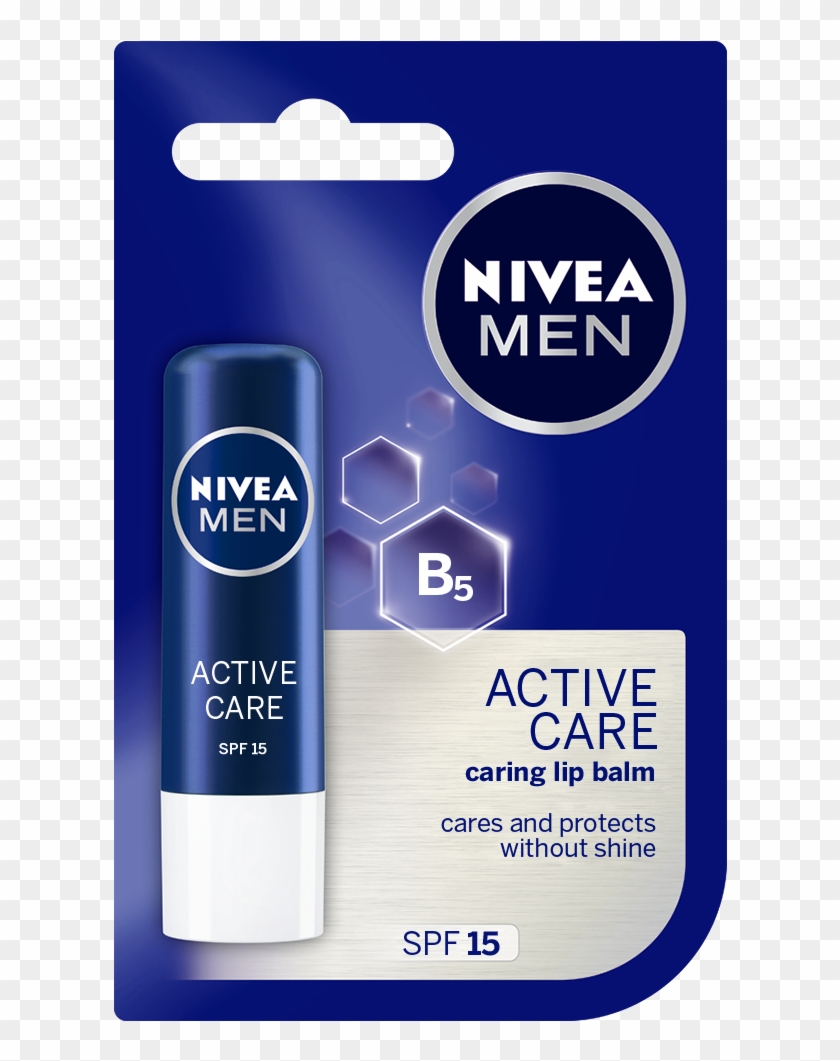 Active Care For Men - Nivea Lip Balm Men Clipart #3668700