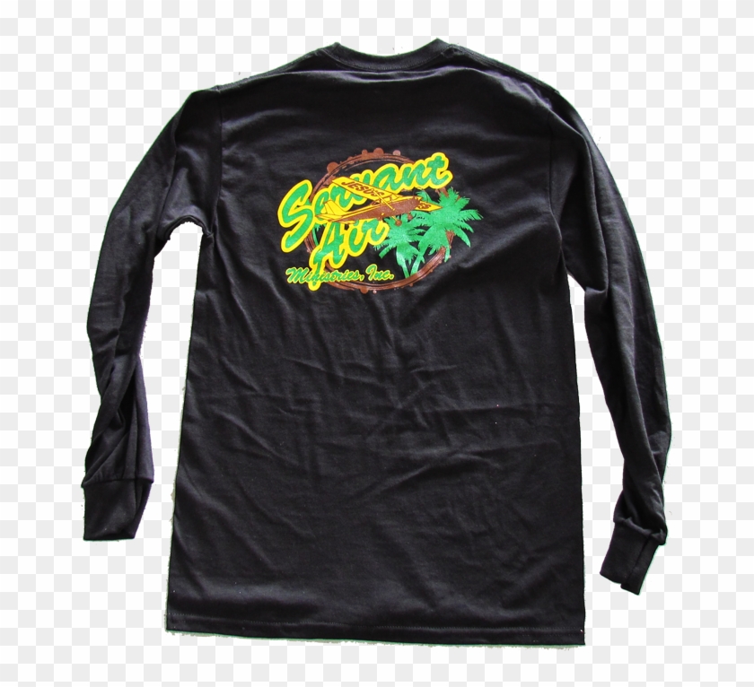 Servant Air Ministries T Shirt Black Back - Long-sleeved T-shirt Clipart