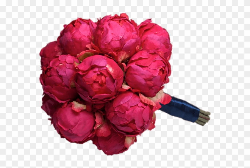 Bouquet Of Dark Pink Peonies - Bukiet Ślubny Piwonie Czerwone Clipart #3669088